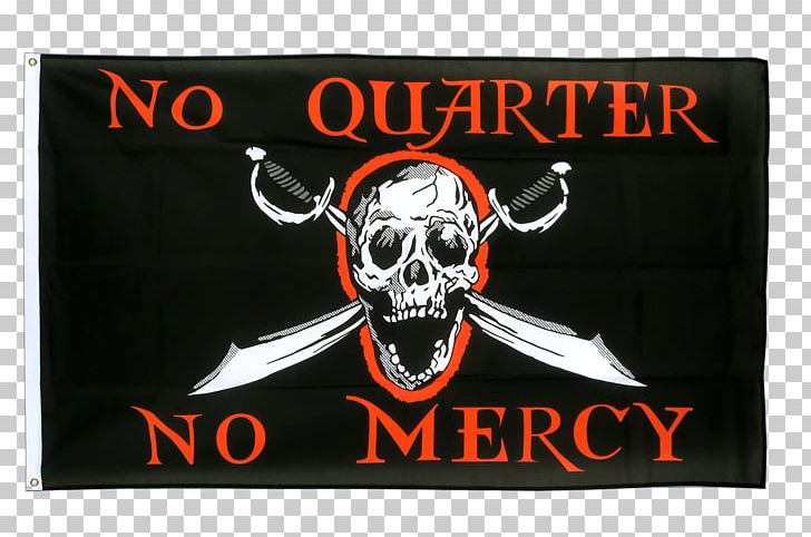 Jolly Roger Flag No Quarter Piracy Fahne PNG, Clipart, Banner, Brand, Calico Jack, English, Fahne Free PNG Download