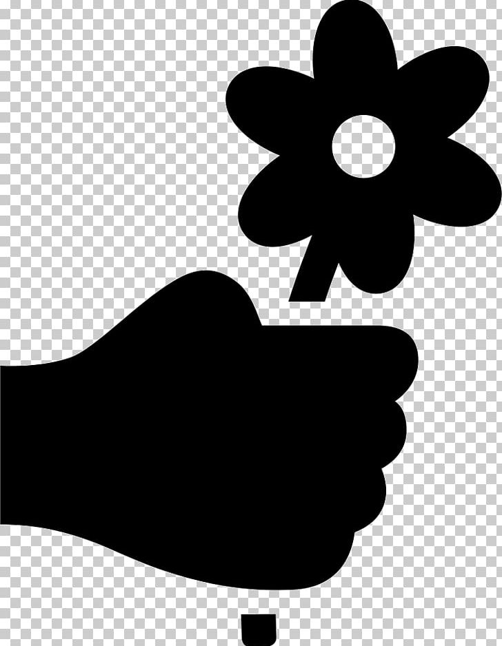 Computer Icons Flower Hand Symbol PNG, Clipart, Black And White, Computer Icons, Download, Encapsulated Postscript, Floral Design Free PNG Download