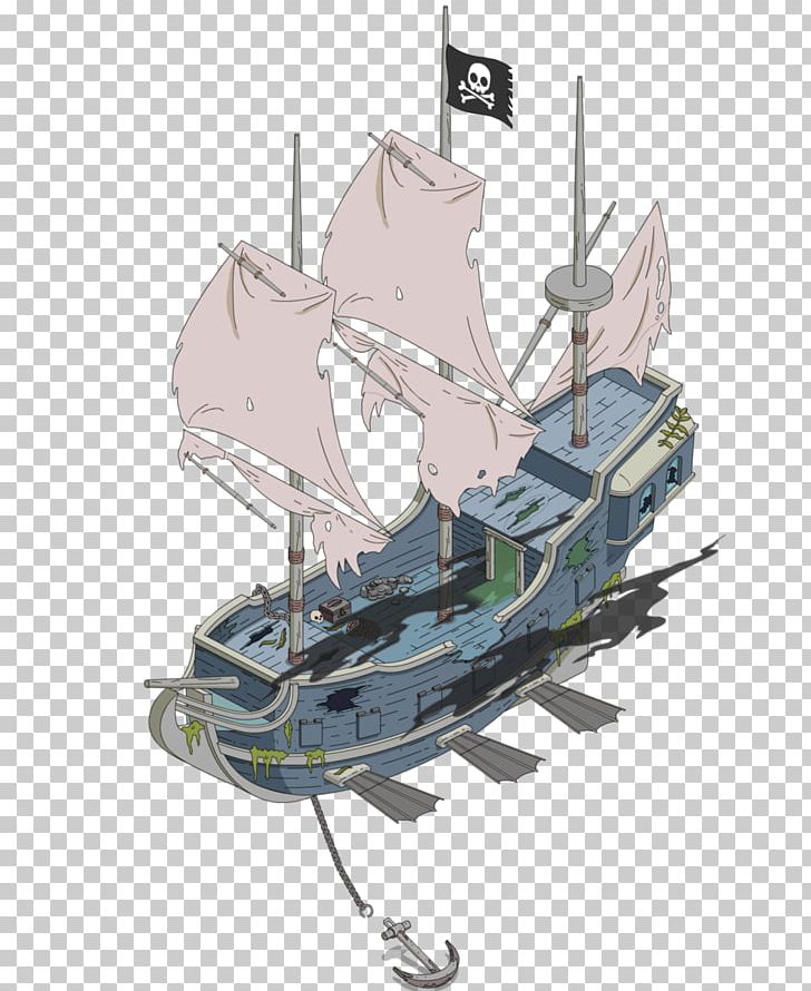 The Simpsons: Tapped Out Ghost Ship Piracy PNG, Clipart, Airship, Boat, Caravel, Chief Wiggum, Crew Free PNG Download