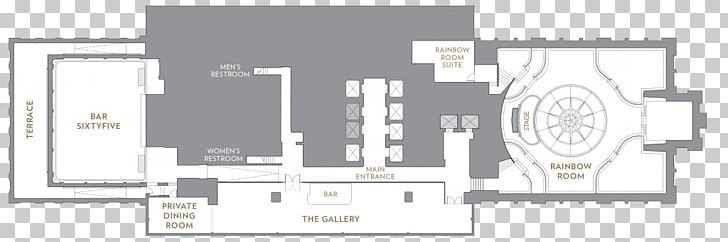 Bar Sixtyfive At Rainbow Room Rockefeller Center Floor Plan