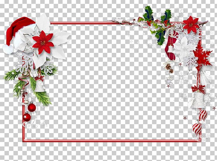 Santa Claus Christmas Frames Candy Cane PNG, Clipart, Border, Branch, Christmas Card, Christmas Decoration, Christmas Gift Free PNG Download