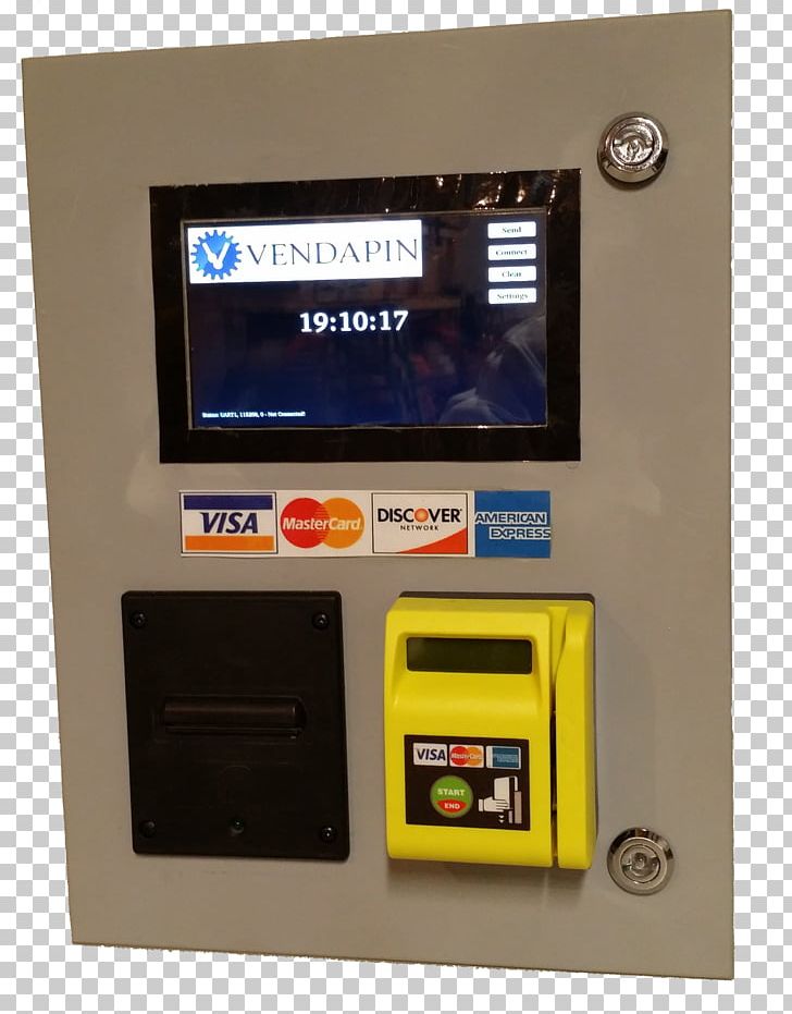 credit card reader vending machine