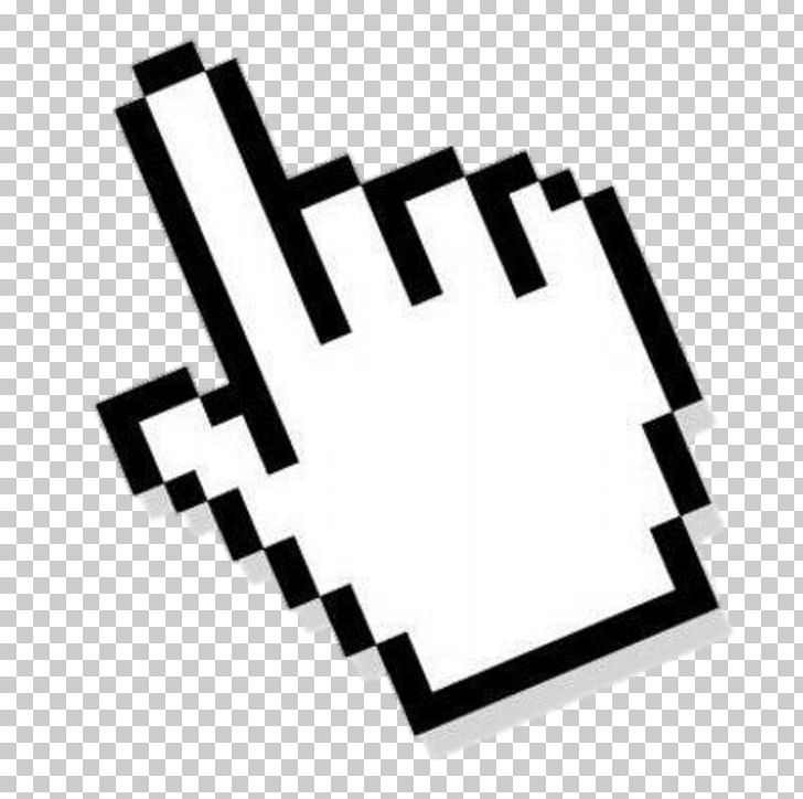 Computer Mouse Pointer Cursor Computer Icons PNG, Clipart, Angle, Arrow, Black And White, Brand, Button Free PNG Download