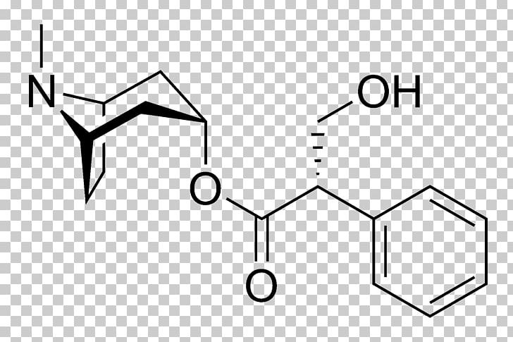 Hyoscine Pharmaceutical Drug Structure Atropine Hyoscyamine PNG, Clipart, Angle, Atropine, Belladonna, Black And White, Drawing Free PNG Download