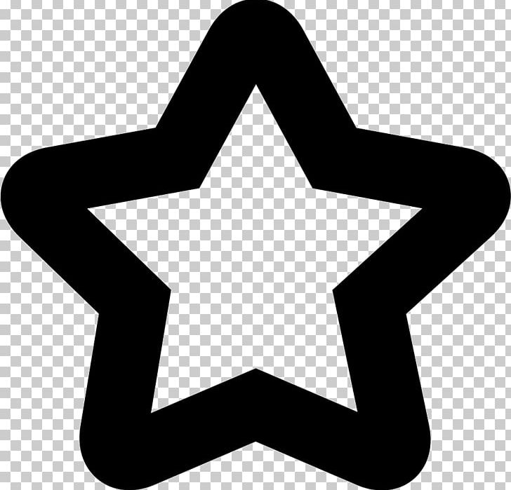 Computer Icons Symbol Star Shape PNG, Clipart, Angle, Area, Black And White, Computer Icons, Empty Free PNG Download