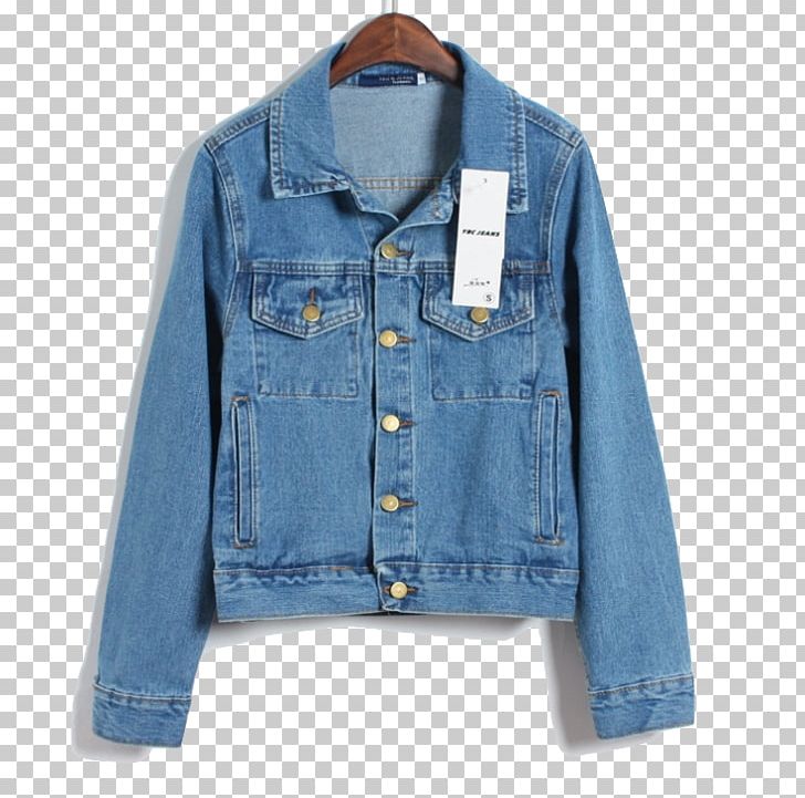 Denim Jean Jacket T-shirt Hoodie PNG, Clipart, Button, Clothing, Coat, Denim, Hoodie Free PNG Download