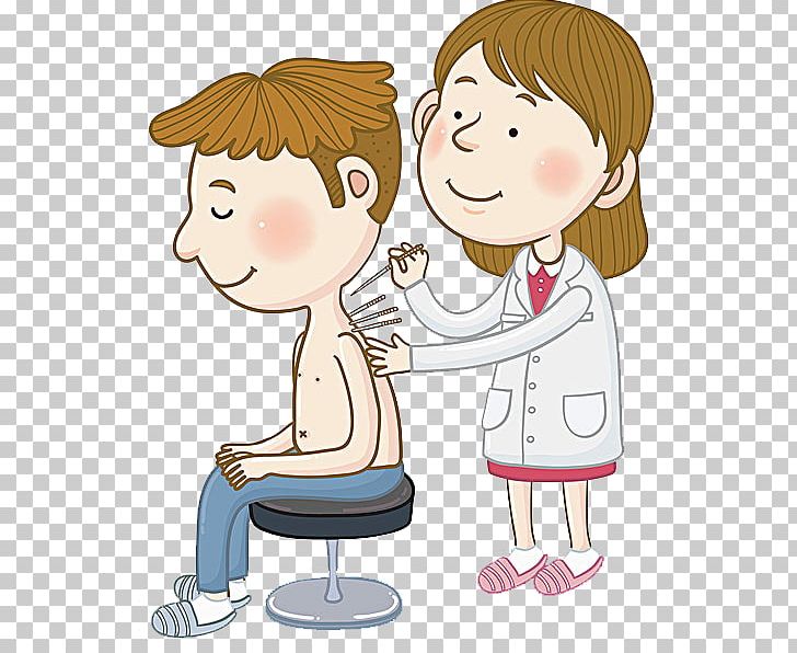 Acupuncture Cartoon Physician PNG, Clipart, Boy, Business Man, Cheek, Child, Conversation Free PNG Download