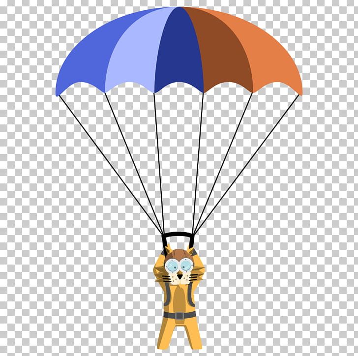 parachute cartoon