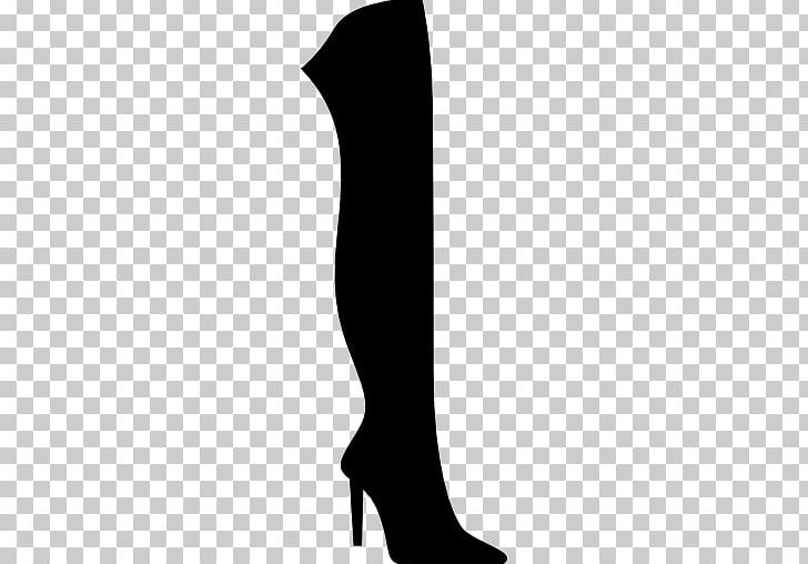 Knee-high Boot High-heeled Shoe Stiletto Heel PNG, Clipart, Absatz, Accessories, Black, Black And White, Boot Free PNG Download