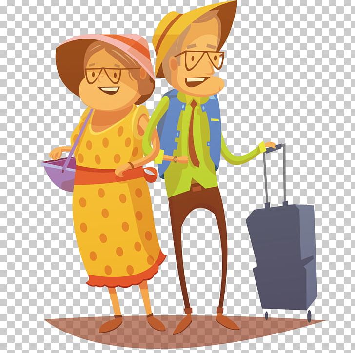 Travel Stock Illustration Illustration PNG, Clipart, Aged, Art, Cartoon, Cartoon Couple, Child Free PNG Download