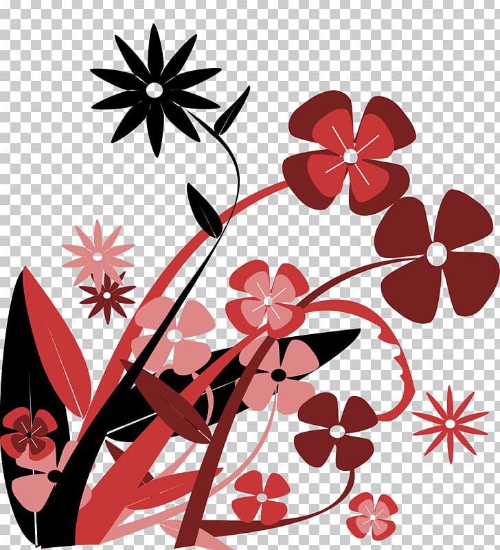 Flower Red PNG, Clipart, Art, Artwork, Black And White, Branch, Flora Free PNG Download