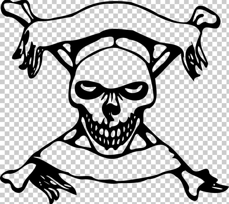 Human Skull Symbolism Banner PNG, Clipart, Art, Artwork, Banner, Black And White, Bone Free PNG Download