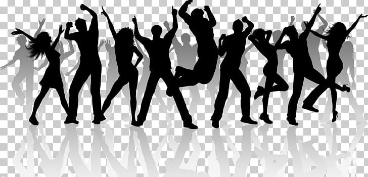 Group Dance Silhouette PNG, Clipart, Animals, Art, Black And White, Clip Art, Danc Free PNG Download