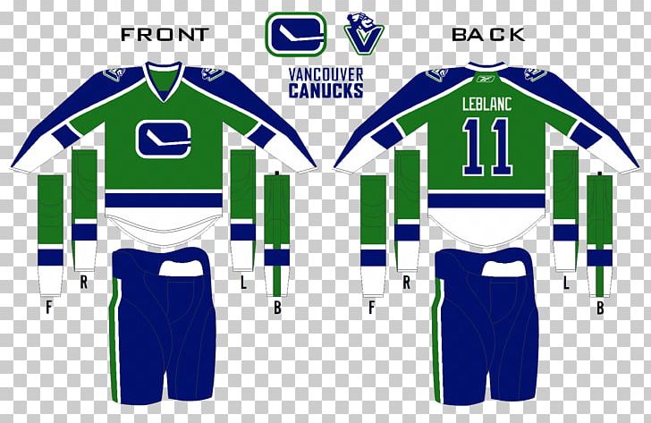 Jersey Vancouver Canucks Johnny Canuck National Hockey League Uniform PNG, Clipart, Blue, Brand, Clothing, Concept, Graphic Design Free PNG Download