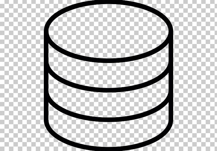 Database Computer Icons Symbol PNG, Clipart, Angle, Black, Black And White, Circle, Cloud Storage Free PNG Download