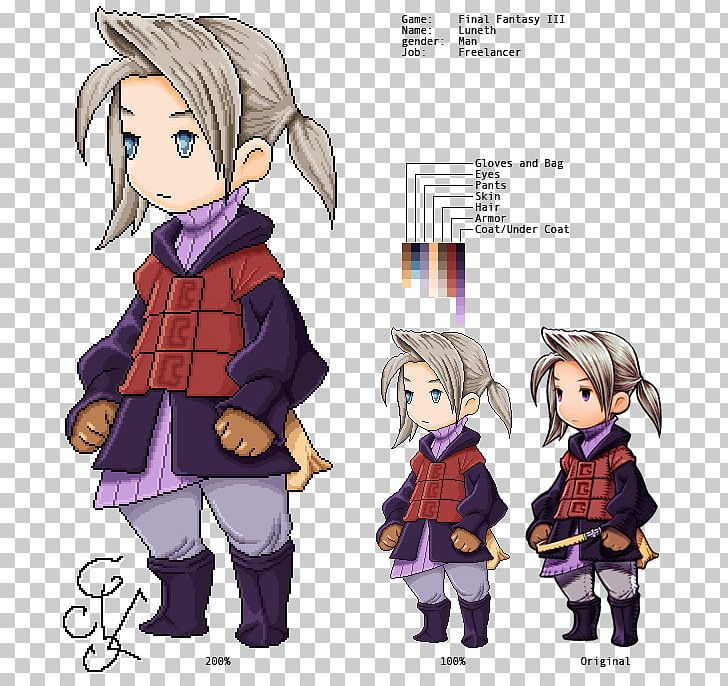 Final Fantasy III Boy Fiction Costume PNG, Clipart, Anime, Box Set, Boy, Cartoon, Character Free PNG Download
