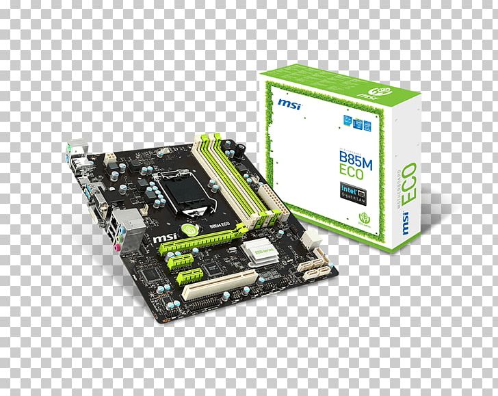 Intel LGA 1150 Motherboard MicroATX MSI H81M ECO PNG, Clipart, Atx, Computer Component, Computer Hardware, Cpu Socket, Ddr3 Sdram Free PNG Download