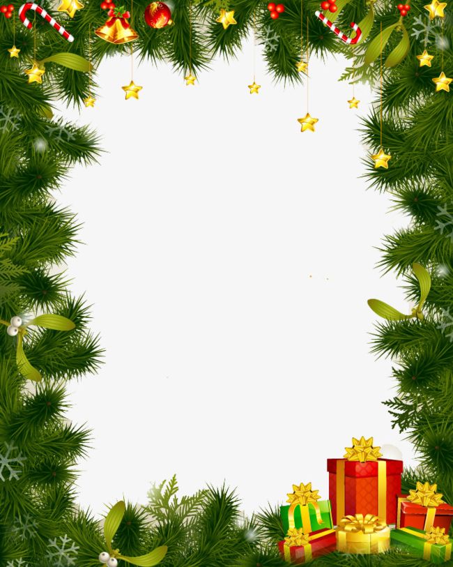 Beautiful Christmas Tree Border PNG, Clipart, Beautiful, Beautiful ...