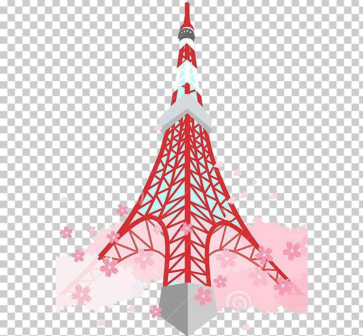 Tokyo Tower Tokyo Skytree Illustration PNG, Clipart, Blossoms, Cherry, Cherry Blossom, Cherry Blossoms, Christmas Free PNG Download