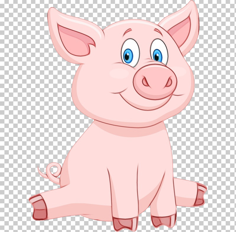 Suidae Livestock Cartoon Snout Animation PNG, Clipart, Animation, Cartoon, Head, Livestock, Paint Free PNG Download