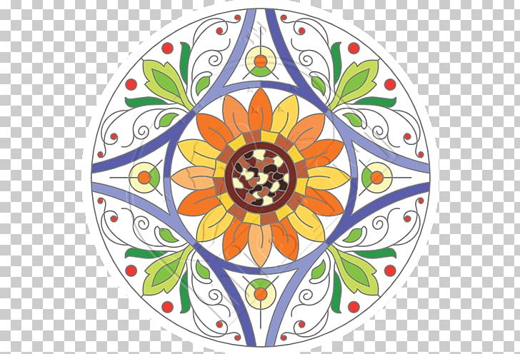 Stained Glass Motif Floral Design Window Ornament PNG, Clipart,  Free PNG Download