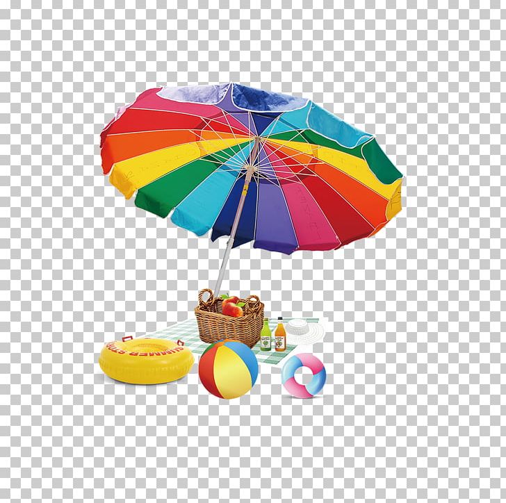 Beach Summer Illustration PNG, Clipart, Auringonvarjo, Beach, Beach Parasol, Computer Icons, Download Free PNG Download
