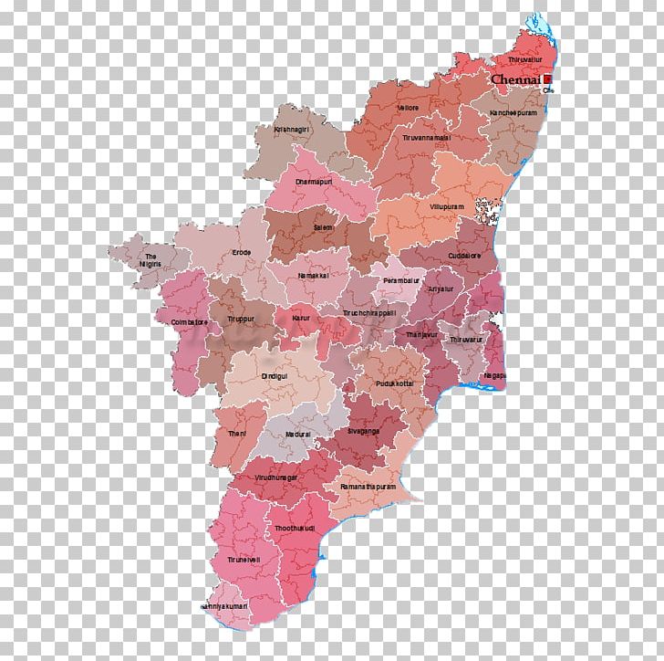 Erode Cuddalore Tiruppur Thoothukudi Dharmapuri District PNG, Clipart, Blank Map, Chennai, Cuddalore, Dharmapuri District, Erode Free PNG Download