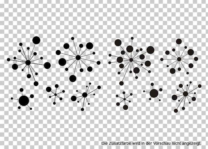 Retro Dots Petal White Black Douchegordijn PNG, Clipart, Aqua, Black, Black And White, Branch, Circle Free PNG Download