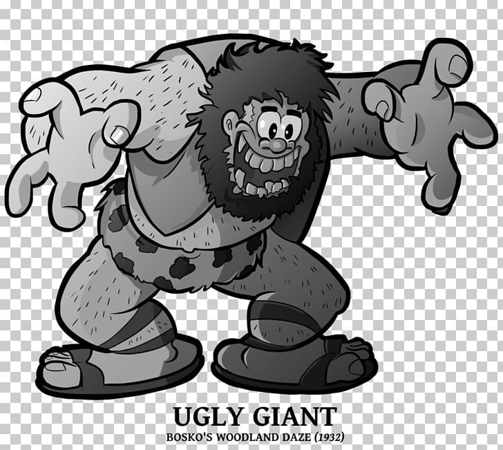 Cartoon Bosko Comics PNG, Clipart, Animal, Bear, Black And White, Bosko, Carnivoran Free PNG Download