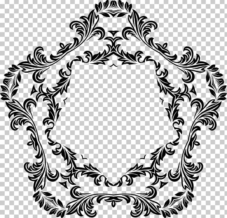 Floral Design PNG, Clipart, Art, Black And White, Circle, Clip Art, Decorative Arts Free PNG Download