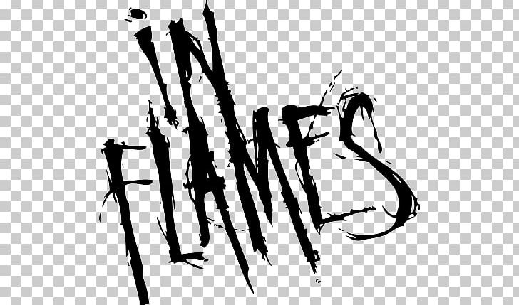 In Flames A Sense Of Purpose Heavy Metal Logo PNG, Clipart, Arm, Art, Black, Black And White, Branch Free PNG Download