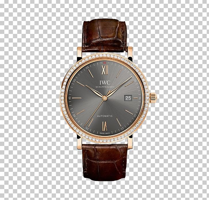 IWC Schaffhausen International Watch Company Automatic Watch Chronograph PNG, Clipart, Accessories, Automatic Watch, Brown, Chronograph, International Watch Company Free PNG Download