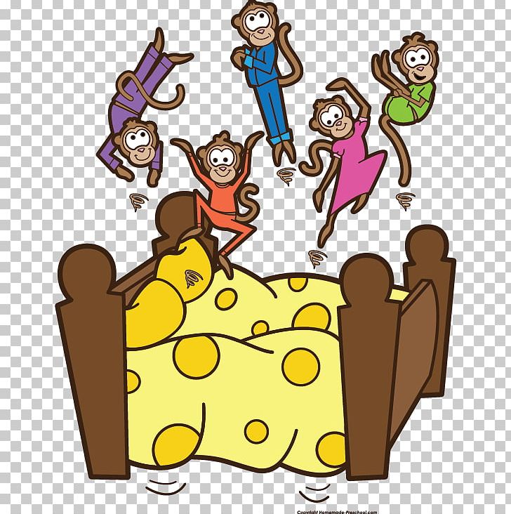 Five Little Monkeys Jumping On The Bed PNG, Clipart, Area, Art, Artwork, Bed, Bedroom Free PNG Download