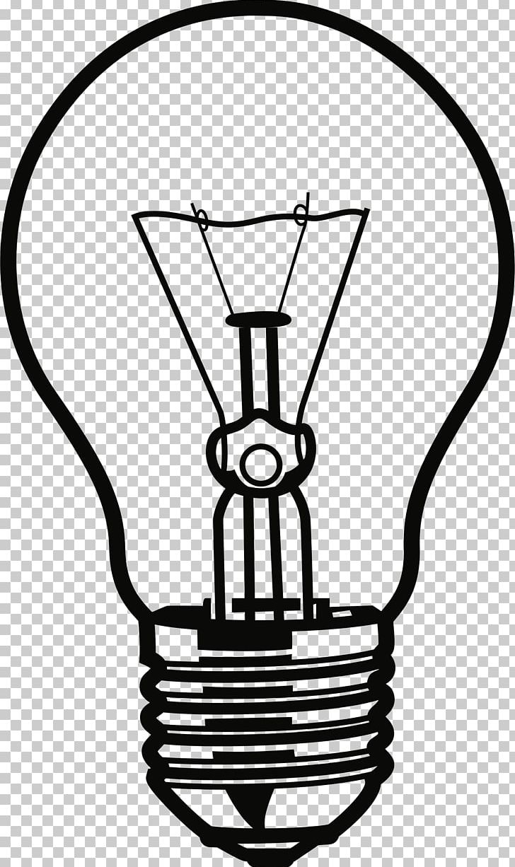 Incandescent Light Bulb Compact Fluorescent Lamp PNG, Clipart, Black And White, Bulb, Clipart, Clip Art, Compact Fluorescent Lamp Free PNG Download