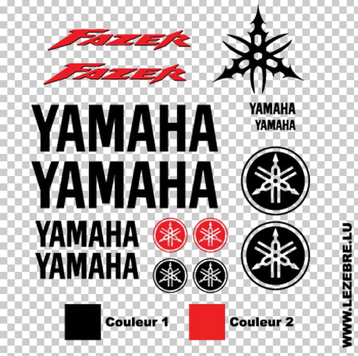 Stickers Yamaha Fazer Yamaha Motor Company Logo Brand Font PNG, Clipart, Area, Brand, Decal, Fazer, Label Free PNG Download