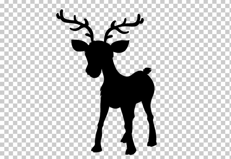 Reindeer PNG, Clipart, Deer, Elk, Head, Reindeer, Silhouette Free PNG Download