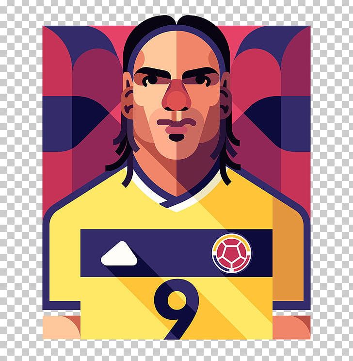 Radamel Falcao Football Player Illustrator Portrait Illustration PNG, Clipart, 2016 European Cup, Area, Art, Artist, Cartoon Free PNG Download