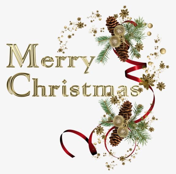 Merry Christmas PNG, Clipart, Christmas, Christmas Clipart, Colored, Colored Ribbon, Design Free PNG Download