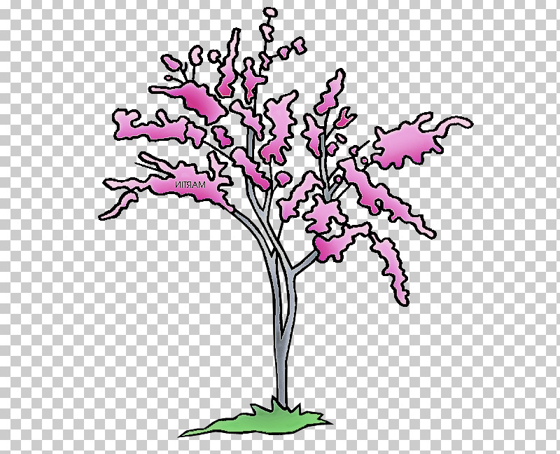 Branch Tree Plant Pink Flower PNG, Clipart, Blossom, Branch, Cut Flowers, Flower, Line Art Free PNG Download