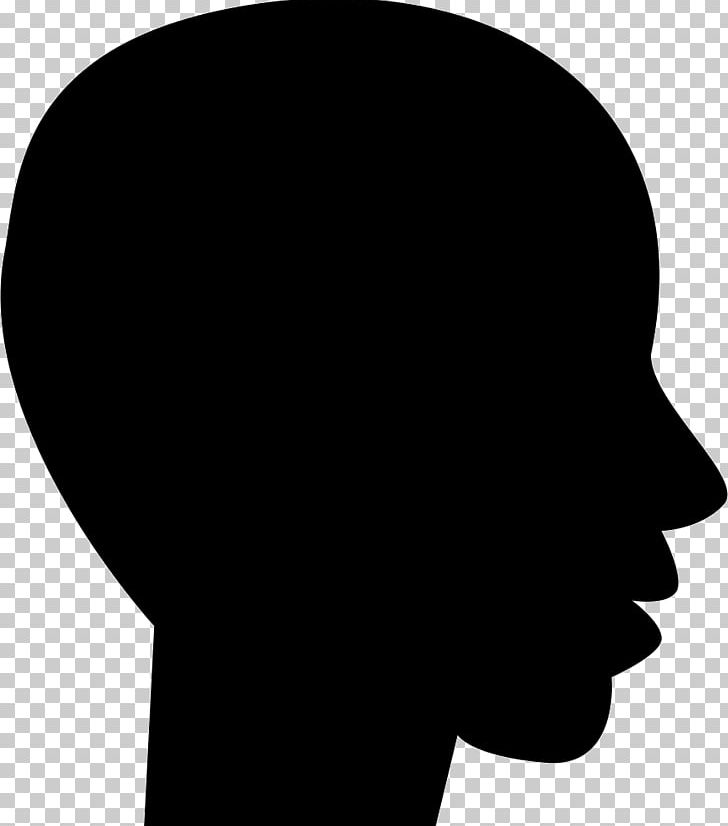 female human head silhouette