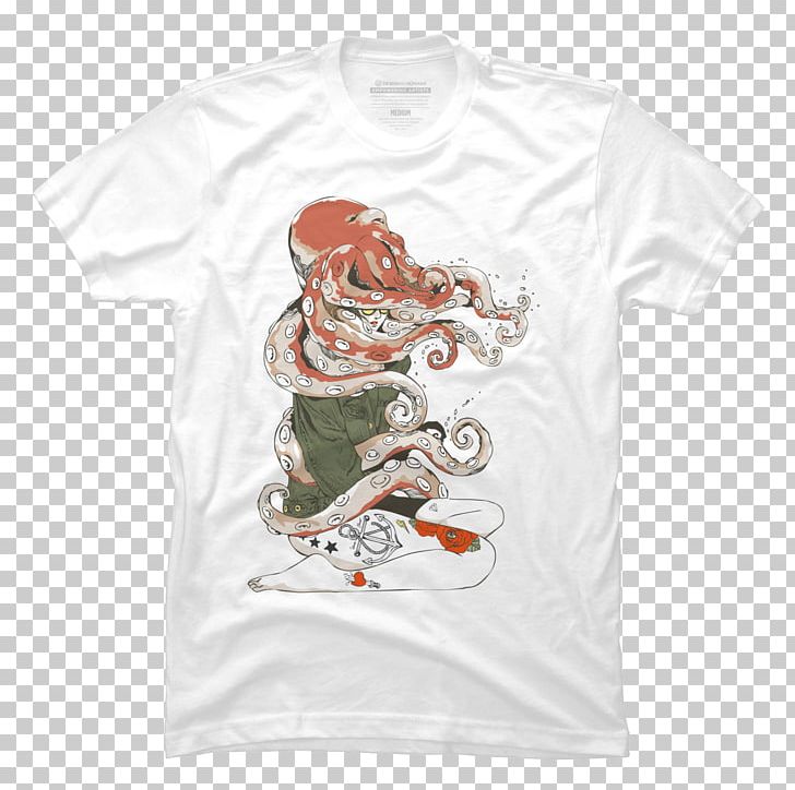 Octopus Art Illustrator T-shirt PNG, Clipart, Art, Brand, Clothing, Digital Art, Drawing Free PNG Download