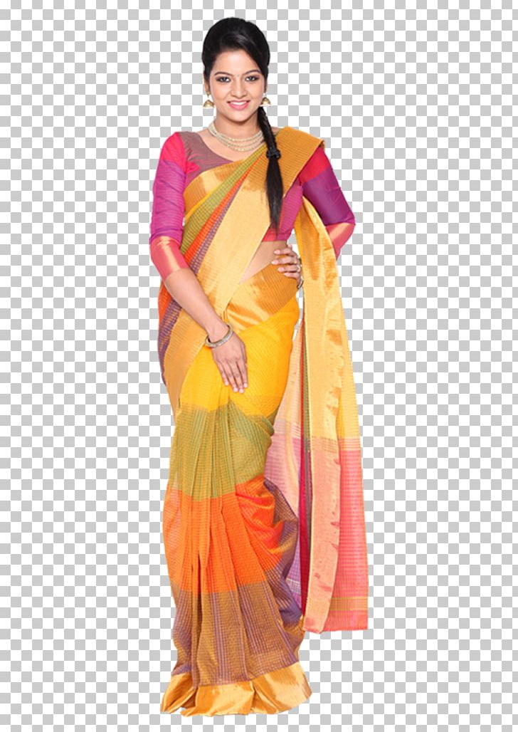 Silk Sari Textile Yellow Cotton PNG, Clipart, Aqua, Black, Clothing, Color, Costume Free PNG Download