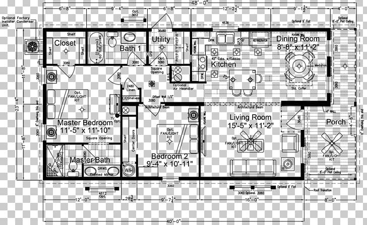 Floor Plan Mobile Home House Manufactured Housing Prefabricated Home PNG, Clipart, Angle, Area, Artwork, Black And White, Diagram Free PNG Download