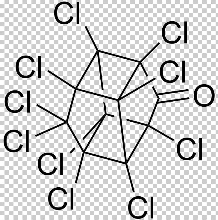 Kepone Organochloride Molecule Persistent Organic Pollutant Insecticide PNG, Clipart, Angle, Area, Biology, Black And White, Carcinogen Free PNG Download