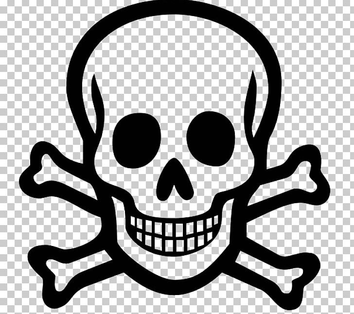 Poison Computer Icons Symbol Skull And Crossbones PNG, Clipart, Artwork, Black And White, Bone, Computer Icons, Document Free PNG Download
