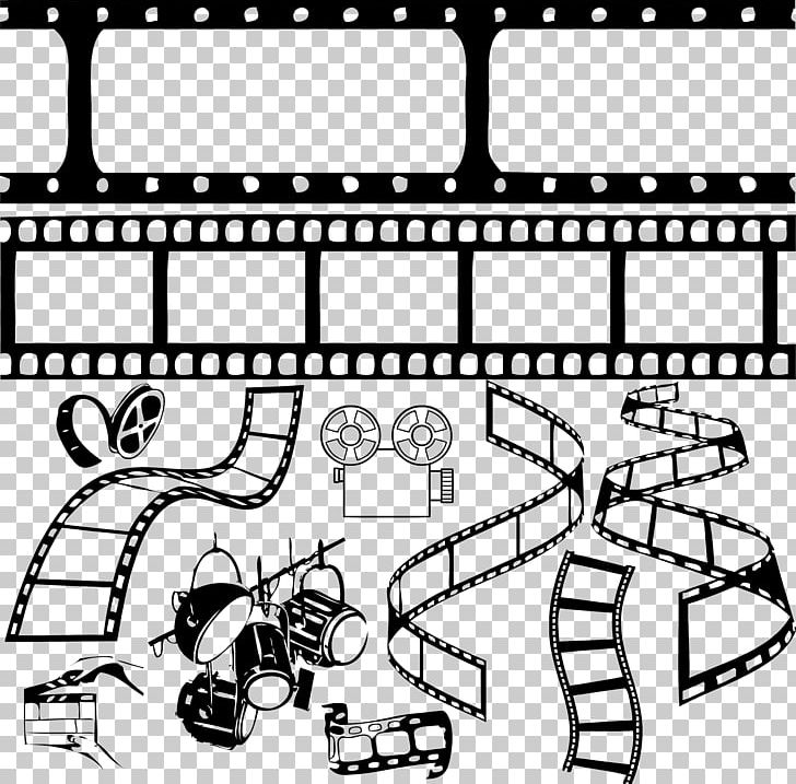 Cinema Film Photography Clapperboard PNG, Clipart, Angle, Area, Black, Black And White, Cartoon Free PNG Download