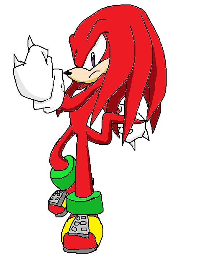 Knuckles The Echidna Drawing Line Art PNG, Clipart, Area, Art, Artwork, Cartoon, Character Free PNG Download