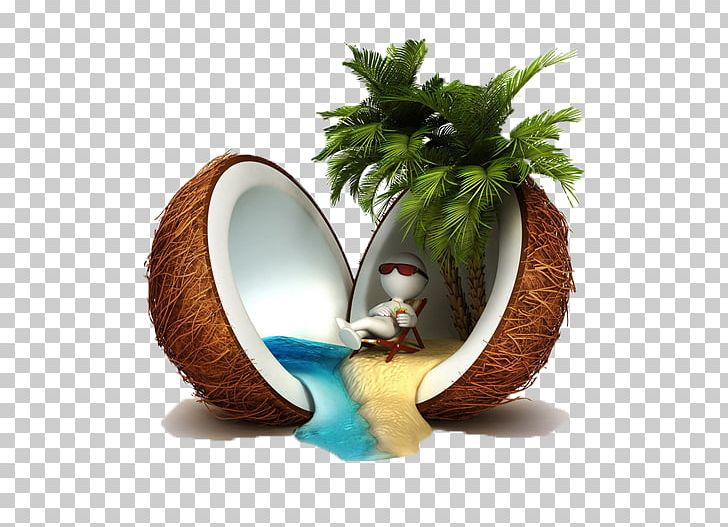 Coconut Water Stock Photography 3D Computer Graphics PNG, Clipart, 3d Computer Graphics, 3d Rendering, Can Stock Photo, Coconut, Coconut Leaves Free PNG Download