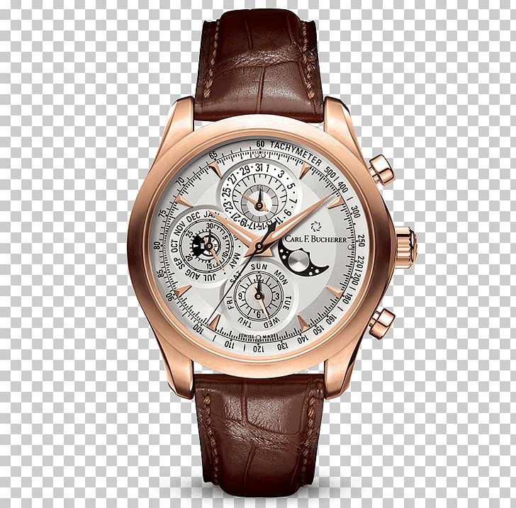 Carl F. Bucherer Chronograph Automatic Watch Jewellery PNG, Clipart, Accessories, Automatic Mechanical Watches, Automatic Watch, Brand, Brown Free PNG Download