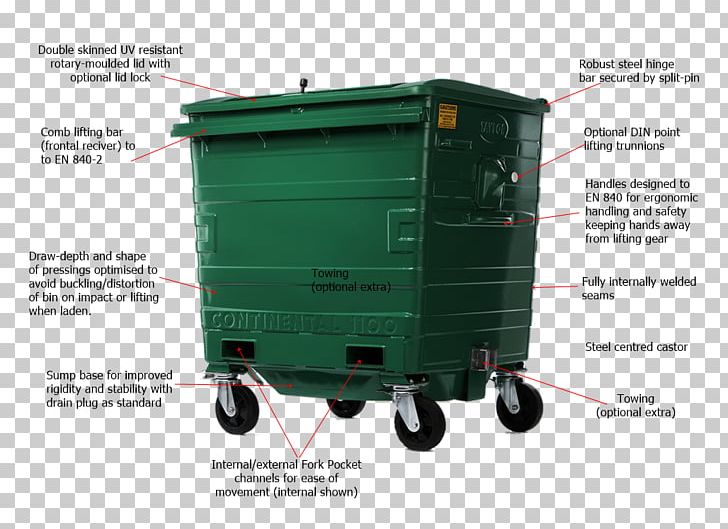 Rubbish Bins & Waste Paper Baskets Plastic Forklift Container PNG, Clipart, Comb, Container, Continental, Fork, Forklift Free PNG Download